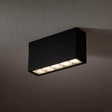 Lampa sufitowa PIX LED czarna IP54 3000K 11367 - Nowodvorski