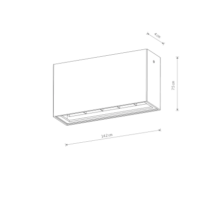 Lampa sufitowa PIX LED czarna IP54 3000K 11367 - Nowodvorski