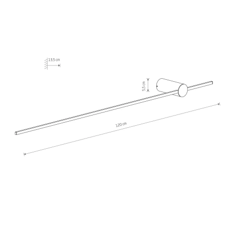 Kinkiet SABER LED SILK OLIVE L 4000K 11382 - Nowodvorski