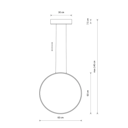 Lampa wisząca CIRCOLO LED SILK OLIVE M 3000K 11401 - Nowodvorski