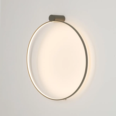 Lampa ścienno-sufitowa CIRCOLO LED SILK OLIVE M 3000K 11402 - Nowodvorski