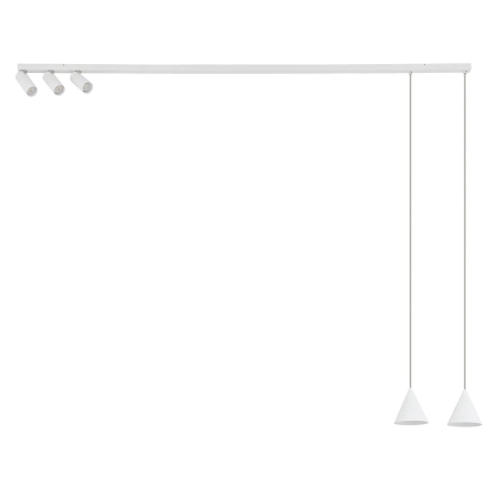 Lampa wisząca FOURTY V biała GU10 R50 / R35 11446 - Nowodvorski