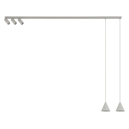 Lampa wisząca FOURTY V silk gray 11451 - Nowodvorski
