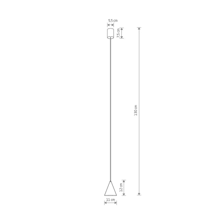 Lampa wisząca ZENITH XS biała 11453 - Nowodvorski