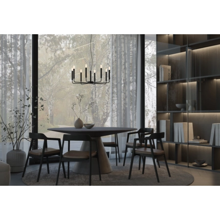 Lampa wisząca ORTO VIII czarna 11460 - Nowodvorski