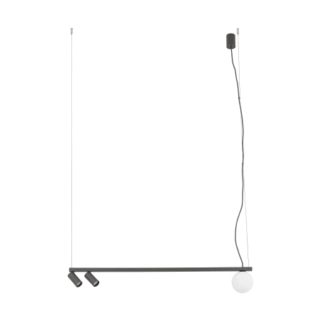 Lampa wisząca FOURTY III umbra gray 11471 - Nowodvorski
