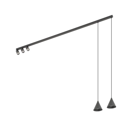 Lampa wisząca FOURTY V umbra gray 11472 - Nowodvorski