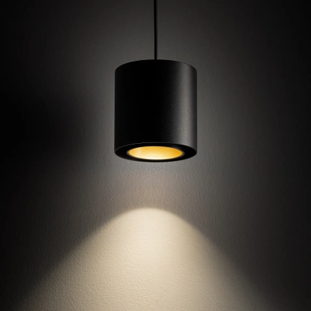 Lampa wisząca POINT DUO czarna ze złotym środkiem 11511 - Nowodvorski
