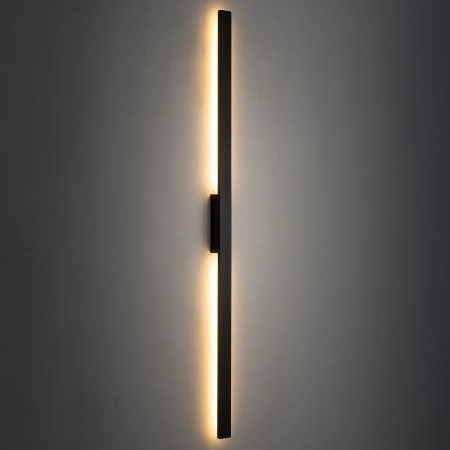 Kinkiet DEMI LED L IP54 czarny 3000K 11558 - Nowodvorski