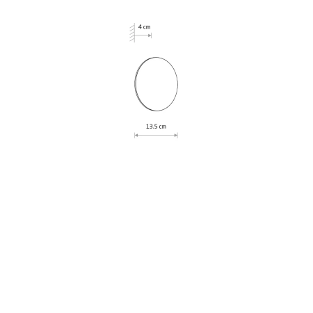Kinkiet ARIA LED S czarny IP54 3000K 11562 - Nowodvorski