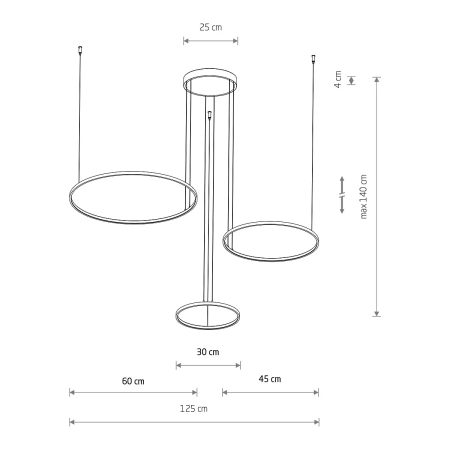 Lampa wisząca CIRCOLO LED 3000K biała 11602 - Nowodvorski