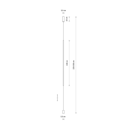 Lampa wisząca VERTIC LED 3000K 11606 - Nowodvorski