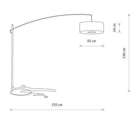 Lampa podłogowa POISE silk gray B 11685 – Nowodvorski