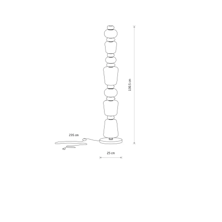 Lampa podłogowa CERAMIC LED 34W 11704 - Nowodvorski