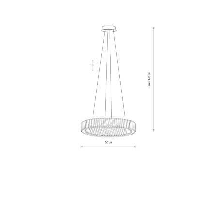 Lampa wisząca LUXORA ROUND LED 30W 11705 - Nowodvorski