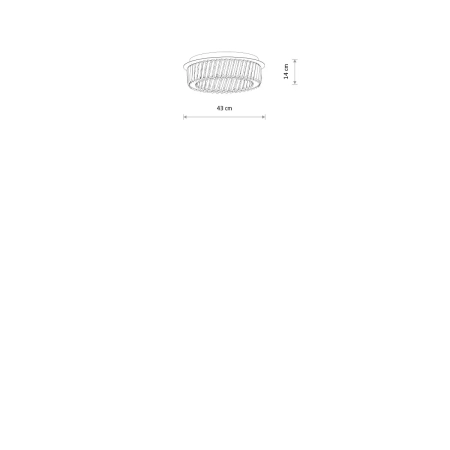 Lampa sufitowa LUXORA LED 20W 11708 - Nowodvorski