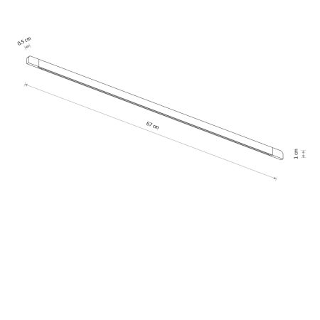 Oprawa liniowa LINE IN LED 6W 3000K do szyn magnetycznych NANO-LVM 11717 - Nowodvorski