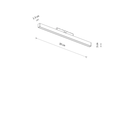 Oprawa liniowa LINE OUT LED 10W 3000K do szyn NANO-LVM 11743 - Nowodvorski