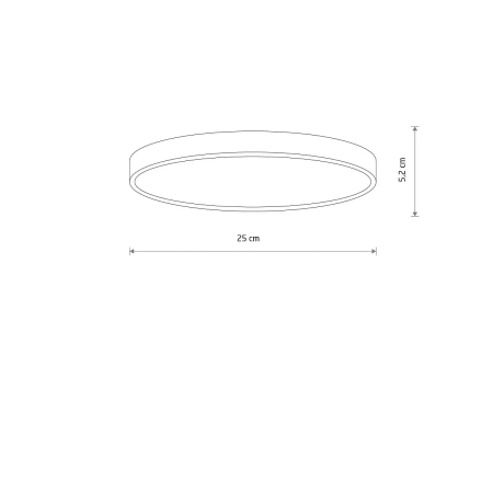 Plafon DENIA LED S 3000K z sensorem biały 11758 - Nowodvorski