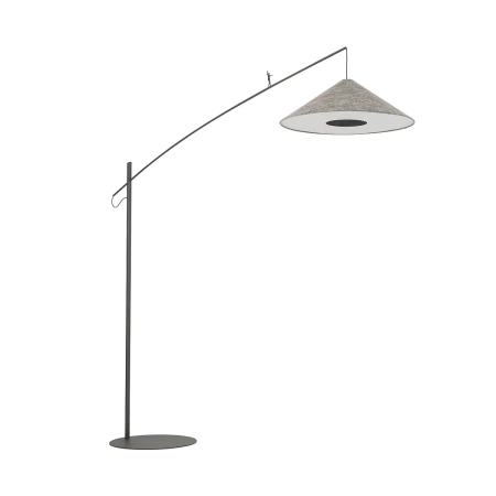 Lampa podłogowa POISE umbra gray A 11767 - Nowodvorski
