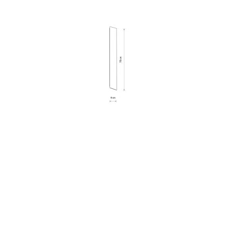 Kinkiet COMMA LED S czarny 11876 - Nowodvorski