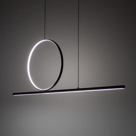 Lampa wisząca LINEO LED czarna 11879 - Nowodvorski