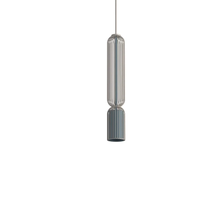 Lampa wisząca SINGLES B beżowa / jedwabisty grafit 12200 - Nowodvorski