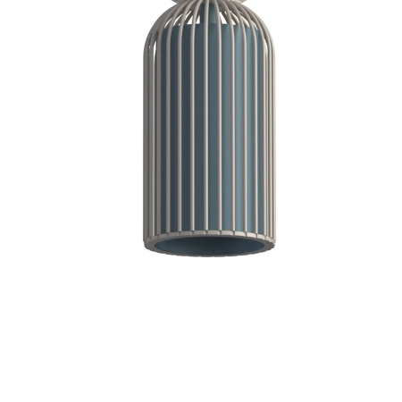 Lampa wisząca SINGLES B beżowa / jedwabisty grafit 12200 - Nowodvorski