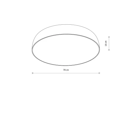 Lampa sufitowa SATELLITE L SILK GRAY 8023 - Nowodvorski