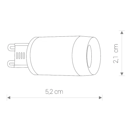 Żarówka BULB G9 LED LENS 3W 4000K 8447 - Nowodvorski