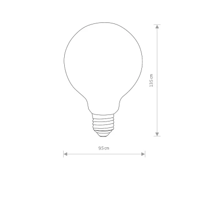 Żarówka BULB GLASS BALL LED 8W E27 3000K 9177 - Nowodvorski