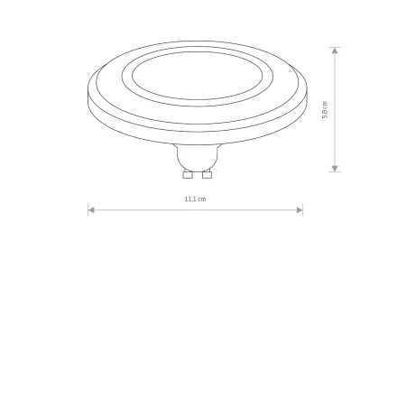Żarówka ES111 LED LENS WHITE 4000K 30°  9214 - Nowodvorski