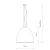 Lampa wisząca EGG XL BLACK -COPPER 10321 - Nowodvorski