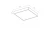 Lampa sufitowa QUAD WHITE 10470 - Nowodvorski