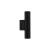 Kinkiet FOURTY WALL M BLACK 10753 - Nowodvorski