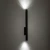 Kinkiet FOURTY WALL XL BLACK 10759 - Nowodvorski