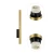 Kinkiet FOURTY WALL XL SOLID BRASS 10760 - Nowodvorski