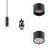 Lampa wisząca FOURTY S BLACK 10765 - Nowodvorski