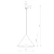 Lampa wisząca ZENITH L UMBRA GRAY 10873 - Nowodvorski
