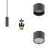 Lampa wisząca FOURTY S UMBRA GRAY 10901 - Nowodvorski