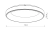 Plafon NIKKI ROUND LED BLACK 60W 4000K 11212 - Nowodvorski