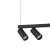 Lampa wisząca FOURTY III czarna G9 / GU10 R35 11447 - Nowodvorski