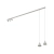 Lampa wisząca FOURTY V silk gray 11451 - Nowodvorski