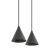Lampa wisząca FOURTY V umbra gray 11472 - Nowodvorski