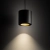 Lampa wisząca POINT DUO czarna ze złotym środkiem 11511 - Nowodvorski