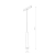 Lampa wisząca biała ROLLER LED 9W 3000K do szyn magnetycznych LVM 11640 - Nowodvorski