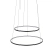 Lampa wisząca CIRCOLO POWER LED 3000K czarna 11647 - Nowodvorski