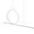 Lampa wisząca LINEO LED biała 11885 - Nowodvorski