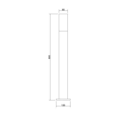 Słupek ogrodowy WILLIS O418FL-01GR1 - Maytoni