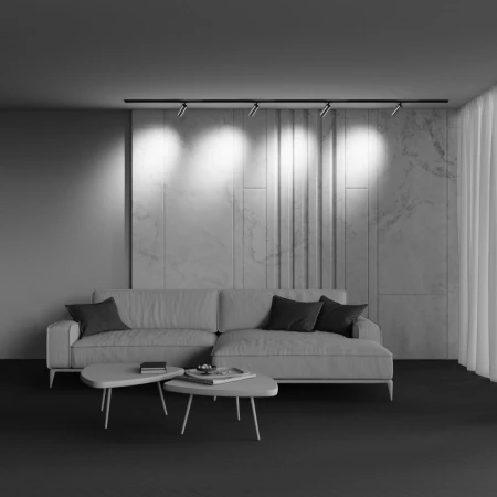 Lampa do szyn 1F UNITY Focus LED  TR021-1-12W3K-W-BBS- Maytoni